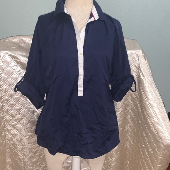 Zara basic fitted blouse - Picture 1 of 7